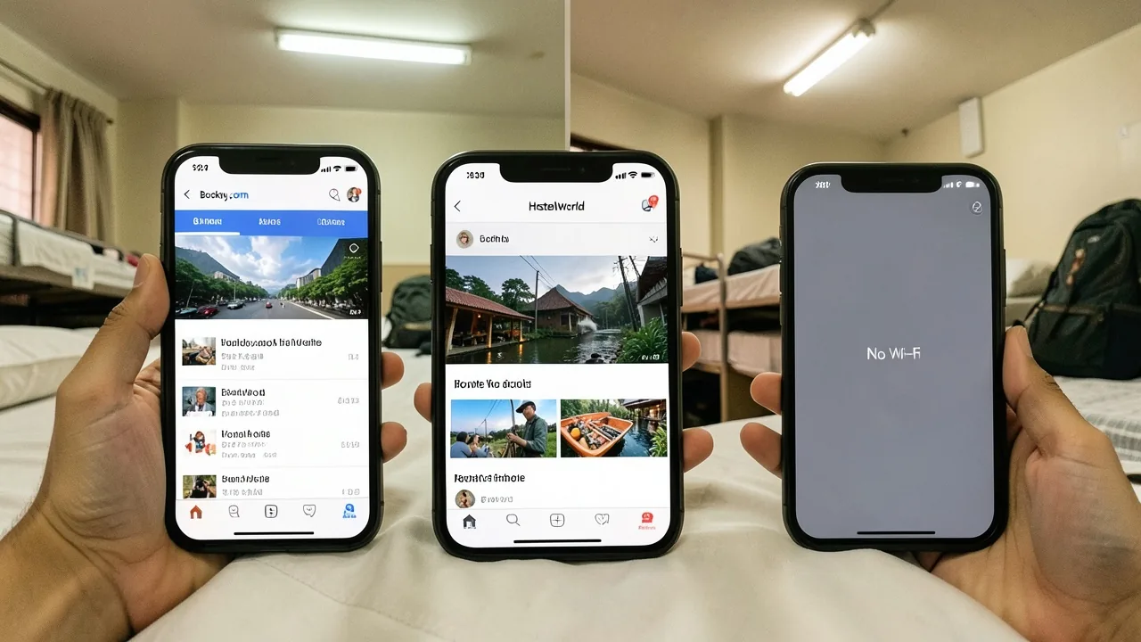Booking.com vs HostelWorld for Southeast Asia Hostels (2026)