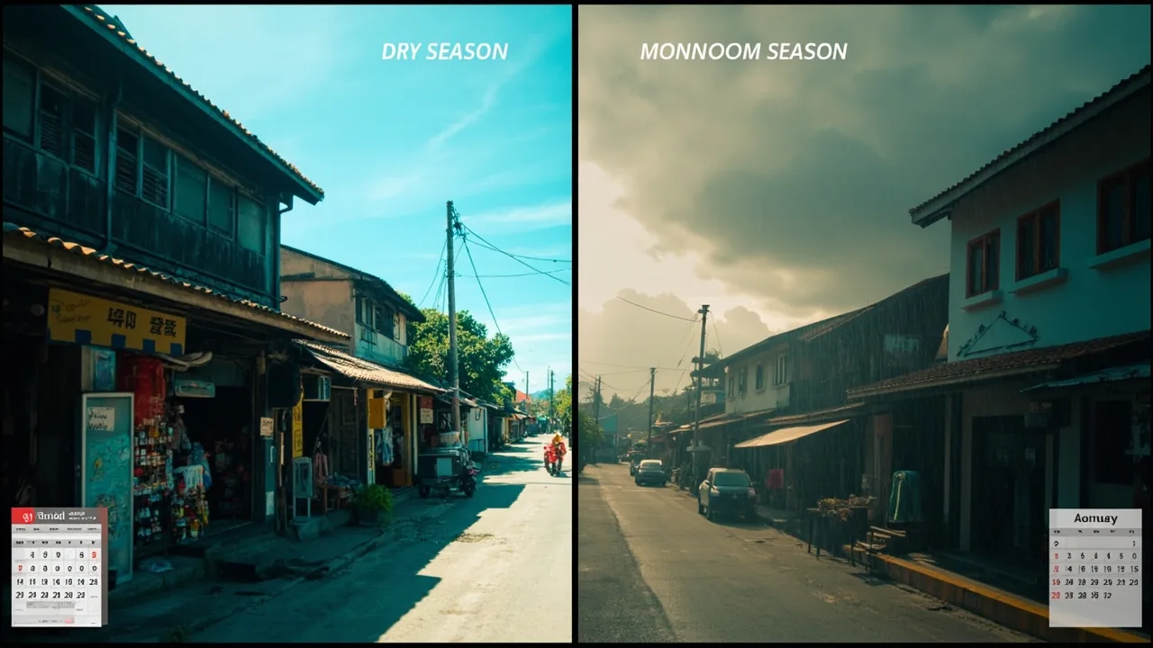 Dry Season vs Monsoon in Southeast Asia: When to Go & What to Expect