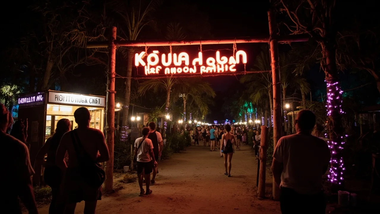 Koh Phangan Half Moon Party Price 2026: What Indians Pay