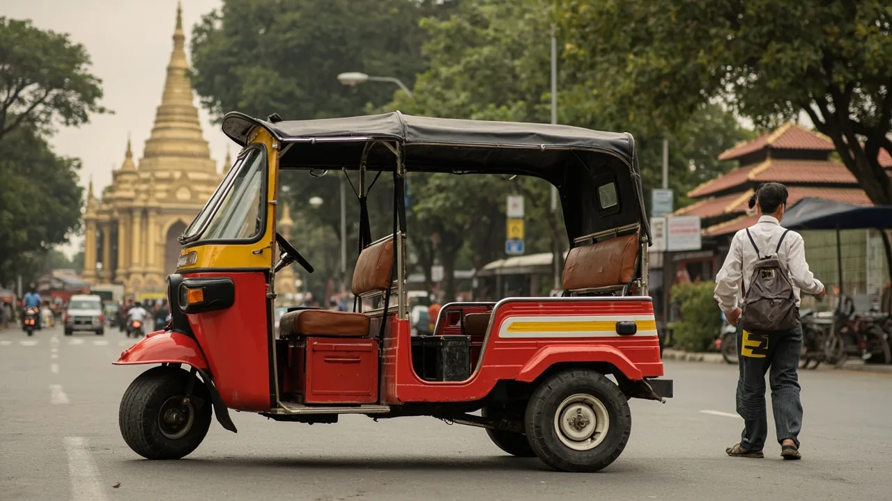Rent a Tuk-Tuk in Yangon (2026): Tourist Price & Routes